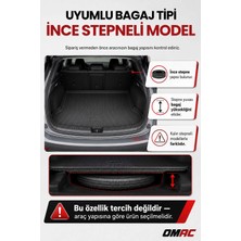 Omac Ford Focus 3 Sedan 2011-2014 Arası Uyumlu Araca Özel Kauçuk Bagaj Havuzu Siyah Ince Stepneli Için