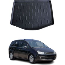 Omac Ford C-Max 2004-2010 Arası Uyumlu Araca Özel Kauçuk Tpe Bagaj Havuzu Siyah