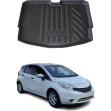 Omac Nissan Note 2014-2019 Arası Uyumlu Araca Özel Kauçuk Tpe Bagaj Havuzu Siyah
