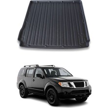 Omac Nissan Pathfinder 5 Koltuklu 2004-2015 Arası Uyumlu Araca Özel Kauçuk Bagaj Havuzu Siyah