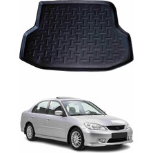 Omac Honda Civic Sedan 2005-2006 Arası Uyumlu Araca Özel Kauçuk Tpe Bagaj Havuzu Siyah