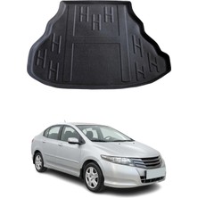 Omac Honda City Sedan 2009-2019 Arası Uyumlu Araca Özel Kauçuk Tpe Bagaj Havuzu Siyah