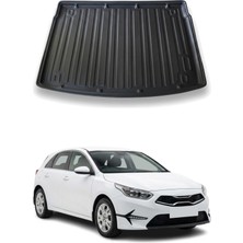 Omac Kia Ceed HB 2022-2026 Uyumlu Araca Özel Kauçuk TPE Bagaj Havuzu Siyah Üst Kademe için