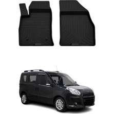 Omac Opel Combo D 2010-2019 Uyumlu 4d Ön Havuzlu Paspas Kauçuk Siyah 2 Parça