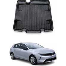 Omac Opel Astra K Hb 2021+ Uyumlu Araca Özel Kauçuk Tpe Bagaj Havuzu Siyah