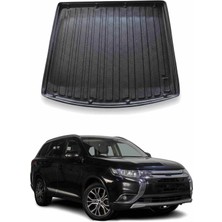 Omac Mitsubishi Outlander Iıı 2012-2021 Arası Uyumlu Araca Özel Kauçuk Tpe Bagaj Havuzu Siyah