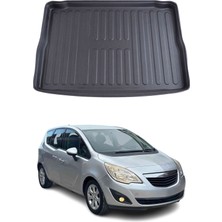 Omac Opel Meriva 2011-2019 Arası Uyumlu Araca Özel Kauçuk Tpe Bagaj Havuzu Siyah