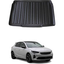 Omac Opel Corsa F 2020+ Uyumlu Araca Özel Kauçuk Tpe Bagaj Havuzu Siyah