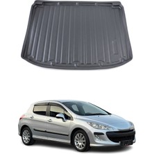 Omac Peugeot 308 Hb 2008-2013 Arası Uyumlu Araca Özel Kauçuk Tpe Bagaj Havuzu Siyah