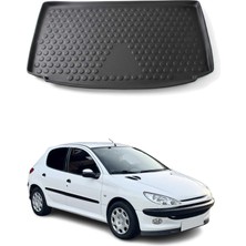 Omac Peugeot 206 HB 1999-2016 Arası Uyumlu Araca Özel Kauçuk TPE Bagaj Havuzu Siyah