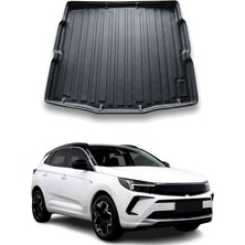 Omac Opel Grandland Iı 2024+ Uyumlu Araca Özel Kauçuk Tpe Bagaj Havuzu Siyah Alt Kademe Için