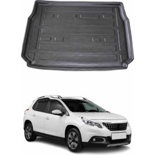 Omac Peugeot 2008 2013-2019 Arası Uyumlu Araca Özel Kauçuk Tpe Bagaj Havuzu Siyah