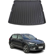 Omac Seat Tarraco 7 Koltuklu 2021+ Uyumlu Araca Özel Kauçuk Tpe Bagaj Havuzu Siyah