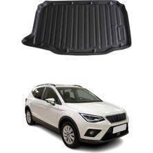 Omac Seat Arona 2018+ Uyumlu Araca Özel Kauçuk Tpe Bagaj Havuzu Siyah Alt Kademe Için