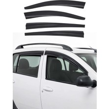 Omac Dacia Sandero Stepway Hb 2008-2020 Uyumlu Araca Özel Sport Style Akrilik Cam Rüzgarlığı Koyu 4 Parça
