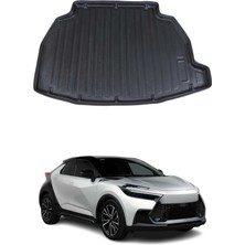 Omac Toyota C-Hr 2023+ Uyumlu Araca Özel Kauçuk Tpe Bagaj Havuzu Siyah Ses Sistemli Için