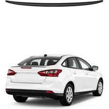 Omac Ford Focus 4 2015-2019 Arası Uyumlu Araca Özel Bagaj Spoileri Piano Siyah 1 Parça