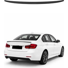 Omac Bmw 3 F30-F80 2012-2018 Arası Uyumlu Araca Özel Bagaj Spoileri Piano Siyah 1 Parça