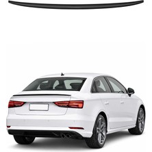 Omac Audi A3 2013-2019 Arası Uyumlu Araca Özel Bagaj Spoileri Piano Siyah 1 Parça