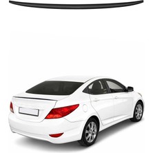 Omac Hyundai Accent Blue 2011-2018 Arası Uyumlu Araca Özel Bagaj Spoileri Piano Siyah 1 Parça