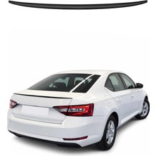 Omac Skoda Superb B8 2013-2019 Arası Uyumlu Araca Özel Bagaj Spoileri Piano Siyah 1 Parça