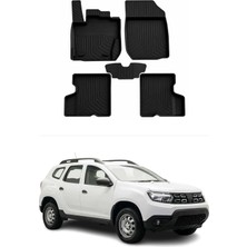 Omac Dacia Duster 2 2018-2026 Uyumlu 4d Havuzlu Paspas Kauçuk Siyah 5 Parça