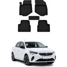 Omac Opel Corsa F Electric 2023-2026 Uyumlu 4d Havuzlu Paspas Kauçuk Siyah 5 Parça