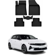 Omac Opel Astra L 2021-2026 Uyumlu 4d Havuzlu Paspas Kauçuk Siyah 5 Parça