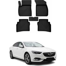 Omac Opel Insignia 2 2017-2026 Uyumlu 4d Havuzlu Paspas Kauçuk Siyah 5 Parça