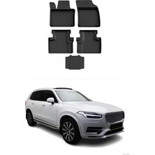 Omac Volvo XC90 -2 2015-2026 Uyumlu 4d Havuzlu Paspas Kauçuk Siyah 5 Parça
