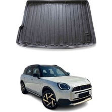 Omac Mini Countryman Elektrik 2023+ Uyumlu Araca Özel Kauçuk Tpe Bagaj Havuzu Siyah