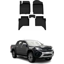 Omac Volkswagen Amarok 2022-2026 Uyumlu 4d Havuzlu Paspas Kauçuk Siyah 5 Parça