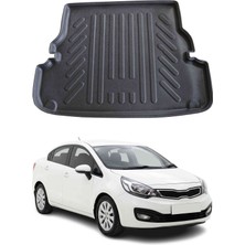 Omac Kıa Rio Sedan 2012+ Uyumlu Araca Özel Kauçuk Tpe Bagaj Havuzu Siyah