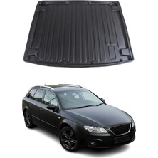 Omac Seat Exeo Station Wagon 2001-2008 Arası Uyumlu Araca Özel Kauçuk Tpe Bagaj Havuzu Siyah