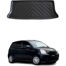 Omac Kıa Picanto 2004-2011 Arası Uyumlu Araca Özel Kauçuk Tpe Bagaj Havuzu Siyah