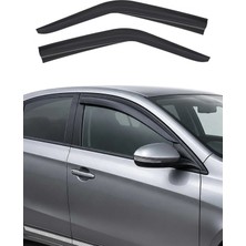 Omac Hyundai H350 2015-2017 Arası Uyumlu Araca Özel Sport Style Akrilik Cam Rüzgarlığı Koyu Duman 2 Parça