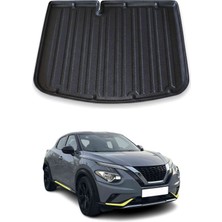 Omac Nissan Juke 2021+ Uyumlu Araca Özel Kauçuk Tpe Bagaj Havuzu Siyah Alt Kademe Için
