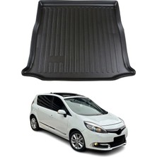 Omac Renault Grand Scenic 3 5 Koltuklu 2010-2016 Arası Uyumlu Araca Özel Kauçuk Bagaj Havuzu Siyah