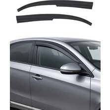 Omac Renault Kangoo Iı 2008-2019 Uyumlu Araca Özel Sport Style Akrilik Cam Rüzgarlığı Koyu Duman 2 Parça