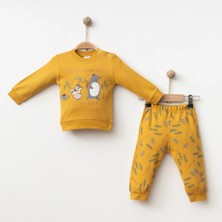Gümüş Baby Orman Baskılı Pijama Takımı