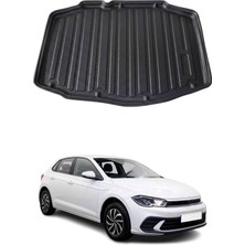 Omac Vw Polo Trendline 2018+ Uyumlu Araca Özel Kauçuk Tpe Bagaj Havuzu Siyah