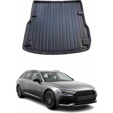 Omac Audi A6 Avant C8 2018+ Uyumlu Araca Özel Kauçuk Tpe Bagaj Havuzu Siyah