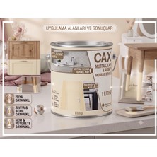 CAXCOLORS Cax 1 Litre Masa ve Sehpa Boyası - Çok Amaçlı Ahşap, Mobilya ve Sehpa Ahşap Boyası (Kendinden Vernikli)