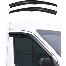 Omac Ford Transit 2014-2024 Arası Uyumlu Araca Özel Sport Style Akrilik Cam Rüzgarlığı Koyu Duman 2 Parça