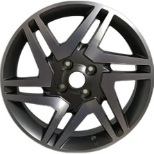 Opar 4 98 16 6.0 ET45 CH58.1 Gunmetal Dıamond Orjınal Fiat Fiorino Jant Takımı (Bjon+Kapak)