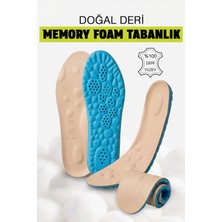 Exland Pro – Doğal Deri Memory Foam Kemer Destekli Tam Boy Unisex Iç Tabanlık