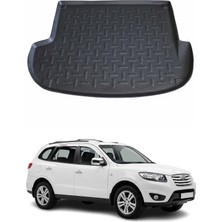 Omac Hyundai Santa Fe 5 Koltuklu 2006-2011 Arası Uyumlu Araca Özel Kauçuk Bagaj Havuzu Siyah