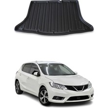 Omac Nissan Pulsar 2016-2019 Arası Uyumlu Araca Özel Kauçuk Tpe Bagaj Havuzu Siyah