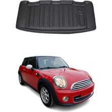 Omac Mini One-Cooper R56-MK Iı 2006-2014 Arası Uyumlu Araca Özel Kauçuk Tpe Bagaj Havuzu Siyah