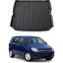 Omac Opel Zafira B 2005-2011 Arası Uyumlu Araca Özel Kauçuk Tpe Bagaj Havuzu Siyah